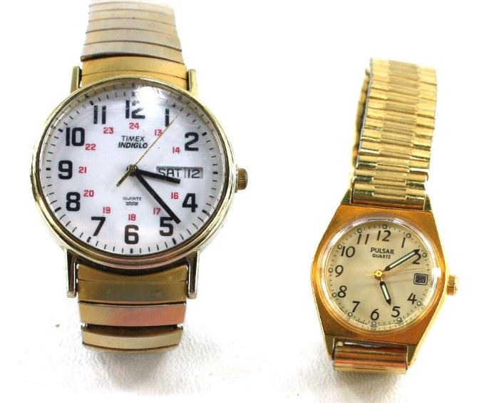 Watches Timex and Pulsar