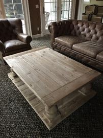 Restoration Hardware coffee table 