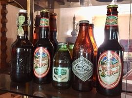 Various vintage bottles