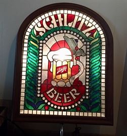 Light up Schlitz sign