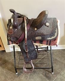 Vintage Circle Y saddle