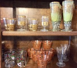 Vintage glassware