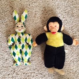 Vintage stuffed animals