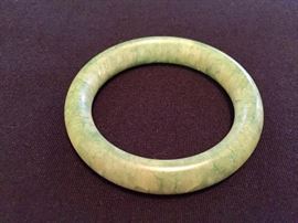 Solid Jade bangle bracelet