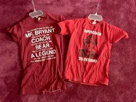 Vintage Bear Bryant youth tee shirts