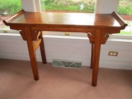 ORIENTAL STYLE WOOD TABLE