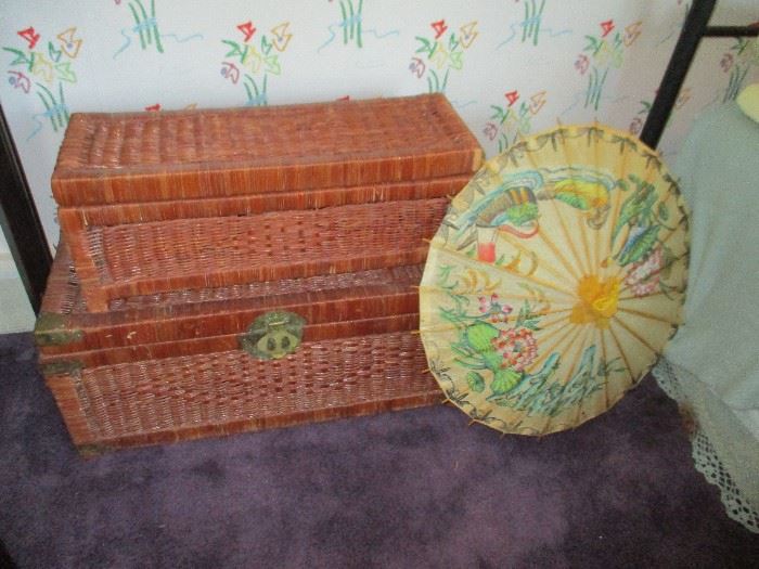 WICKER CHESTS
