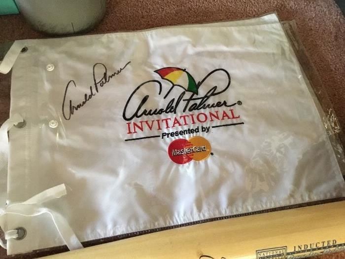 SIGNED ARNOLD PALMER TOTE