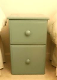 Small green side table.  Item #033