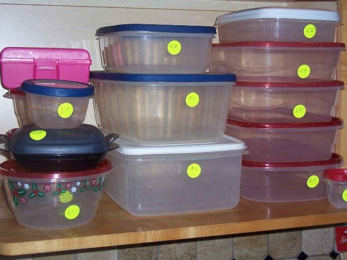 Rubbermaid and Tupperware