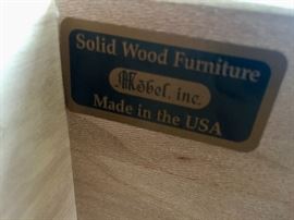 18. Mobel Inc. 4 Drawer Walnut Chest (34"x 18"x 32")