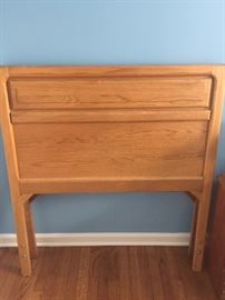 53. Oak Twin Headboard