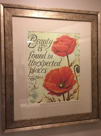 79.Pair of Poppy Prints (20"x 22")