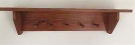 Pine Coat Shelf