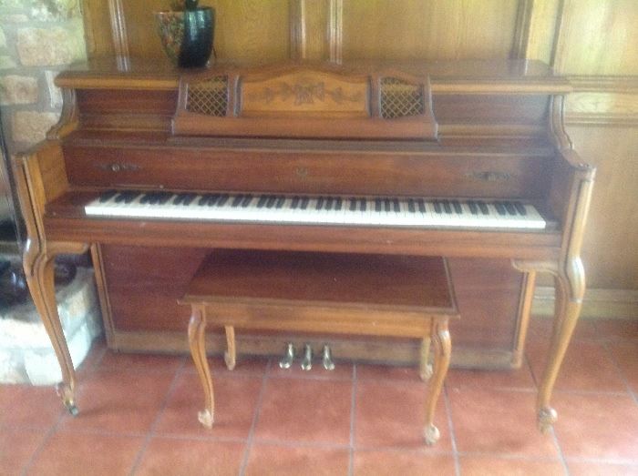 Story and Clark piano, recently tuned, priced at $1000.