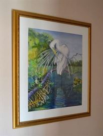ONE OF NUMEROUS FRAMED PRINTS