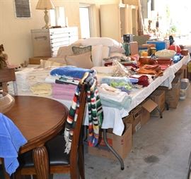 LOTS OF LINENS - SHOWN A PORTION ONLY