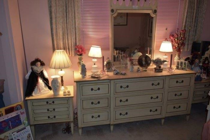 Matching Nightstands and Triple Dresser Drexle
