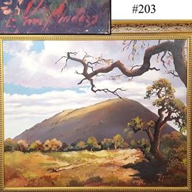 Art Mendoza EP Oil On Canvas Landscape