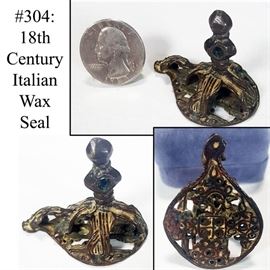 Artz Bronze 18th Century Italian Bronze Wax Seal