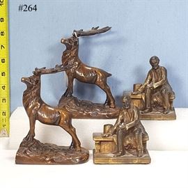 Artz Bronze Bookends Stad Plus Lincoln