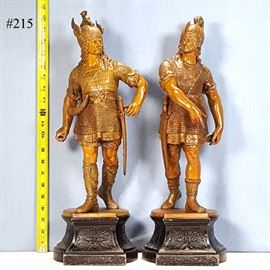 Artz Spelter Viking Statues