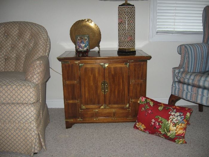 wooden end table