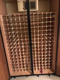 Large capacity wine rack/cooler
