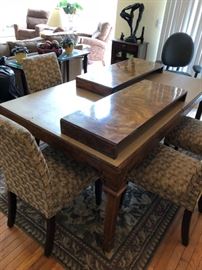 Another shot of dining room table w/cover