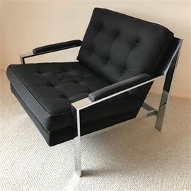 Milo Baughman Mid-Century Chrome Chair