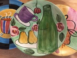 Artsy plates