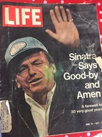 Sinatra vintage ephemera 
