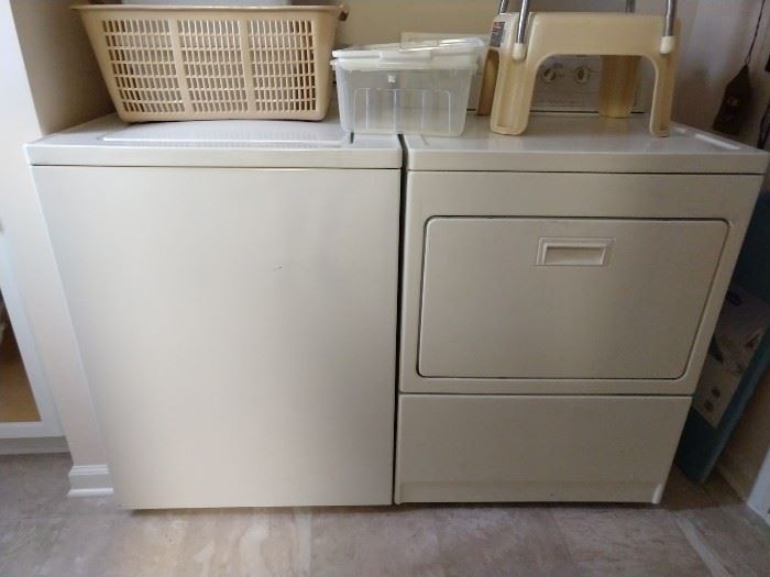 GE Washer: Model# WHDSR109J8W, Serial # VS165219G                                                                               Kenmore Dryer: Model# 67902790, Serial # MH4081114        