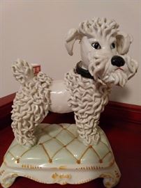 LOVE this vintage Italian porcelain poodle!