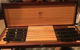 Zwilling J.A. Henckels steak knives, brand new