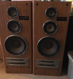 Technics A31 Speakers- Large solid wood