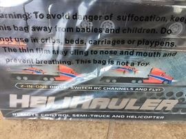 Brand new remote controlled HeliHauler