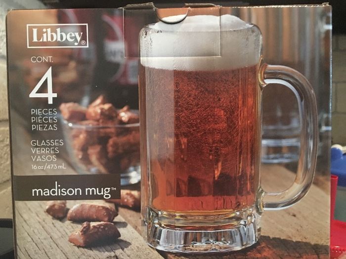Brand new Libbey Beer mugs