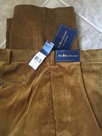 Brand new Polo Ralph Lauren corduroys pants