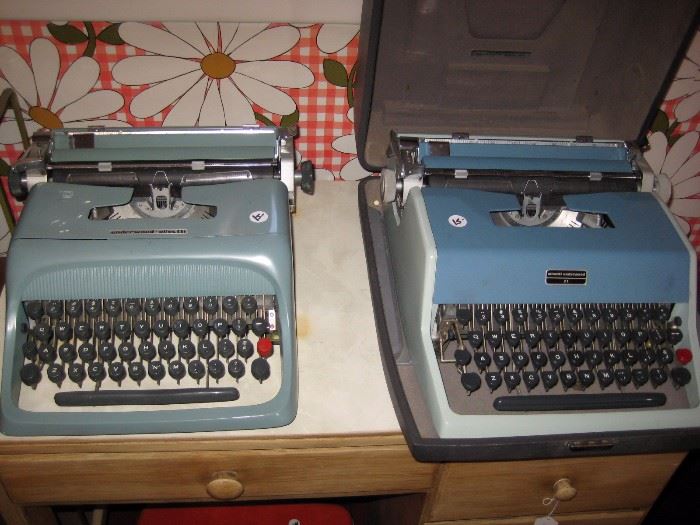 Vintage typewriters. 