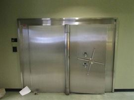 Diebold Stainless Bank Safe