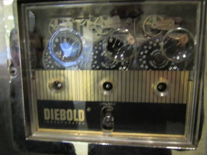 Diebold Stainless Bank Safe