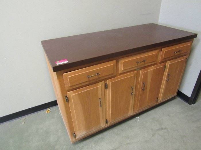 Free Standing Cabinets with Laminate Top