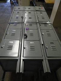 Pallet of 6 Penco Lockers