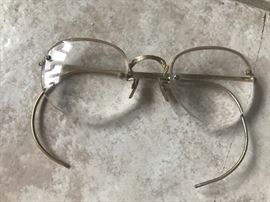 ART DECO GOLD FILLED  spectacles   $10-