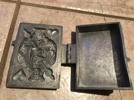 ICE CREAM MOLD- 1800S- signed