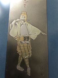 silver?  In the frame, so not tested