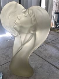 SIGNED LUCITE SCULPTURE