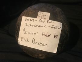 some of the artifacts have literature-  this one is $100  [from large collection]