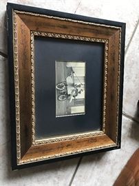ORIGINAL PHOTO IN FRAME- 